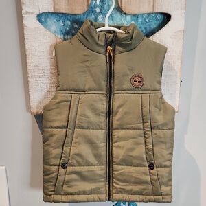 EUC Timberland Boys Sz 3T Green Puffer Vest